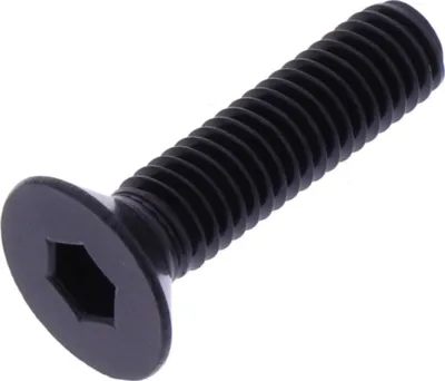 Produktbild von Senkschraube JMP Bolt M6x1,00mm 25mm Aluminium schwarz