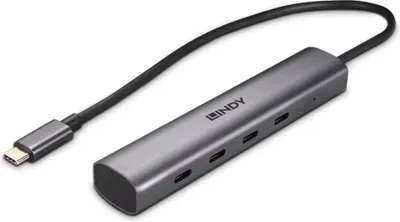 Produktbild von LINDY 4 Port USB 3.2 Gen 2 Typ C Hub
