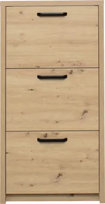 Produktbild von Schuhkipper - B 64 cm - 3 Klappen - Asteiche Nachbildung