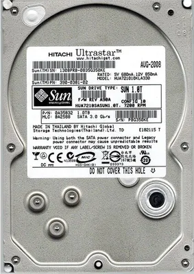 Immagine prodotto di Disco rigido Hitachi HGST da 1 TB SATA da 3,5" per computer desktop HUA721010KLA330