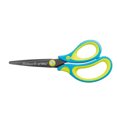 Produktbild von Pelikan Schere griffix SC1BRS  blau Rechtsh.   1er Blister