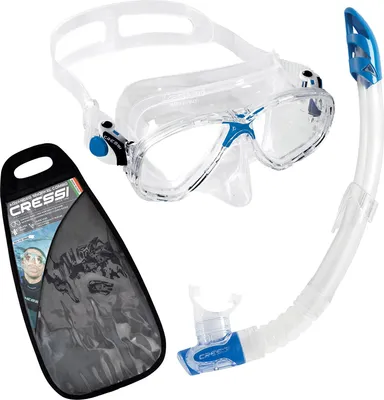 Produktbild von Cressi Marea Vip Schnorchelset Blau Blau One Size