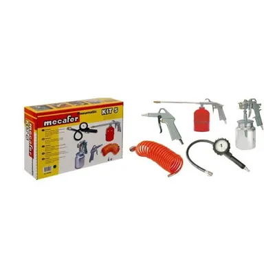 Image de Kit d'accessoires pour compresseur d'air MECAFER 5 pièces
