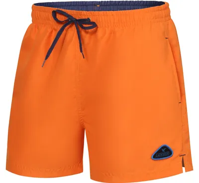 Produktbild von Ladeheid Herren Badehose Badeshorts Beachshorts Schwimmhose LAZA1003 (Orange Kobalt, S)