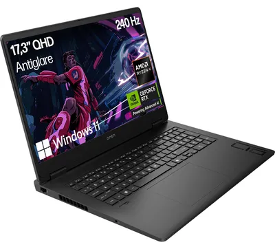 Produktbild von HP OMEN Gaming 17-db1094ng, AMD Ryzen AI 9, 2 GHz, 43,9 cm (17.3"), 2560 x 1440 Pixel, 32 GB, 1 TB