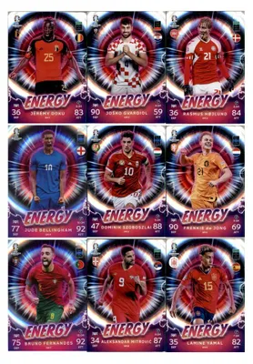 Produktbild von Match Attax UEFA EURO 2024 Germany - Alle 9 Energy GM 1-9