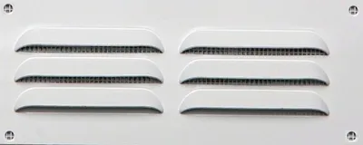 Produktbild von Lüftungsgitter aus lackiertem Aluminium, L.5 x B.14 cm