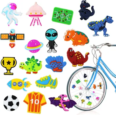 Imagen del producto de Decoración para spa: 18 piezas - Alienígenas, dinosaurios y fútbol