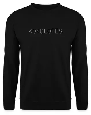 Produktbild von Spreadshirt Stromberg Kokolores Uni Pullover, L, Schwarz