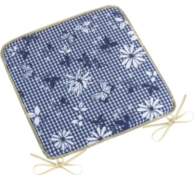 Obrázok produktu pre Hladký sedací vankúš DITA – 40 x 40 cm – svetlo modrá