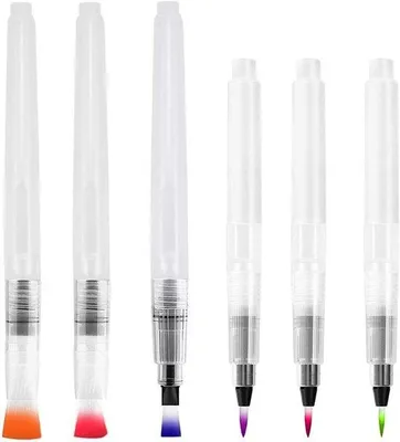 Produktbild von Aquarell Pinsel Set 6 Stück für Kalligrafie