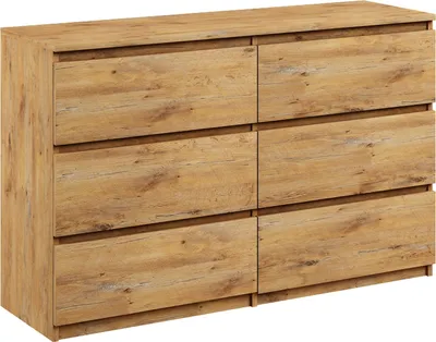 Produktbild von Kommode mit 6 Schubladen breite 120cm Sideboard moderne artisan
