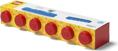 Obrázek produktu pro Nástěnná police LEGO jako police na knihy a úložný systém - černá