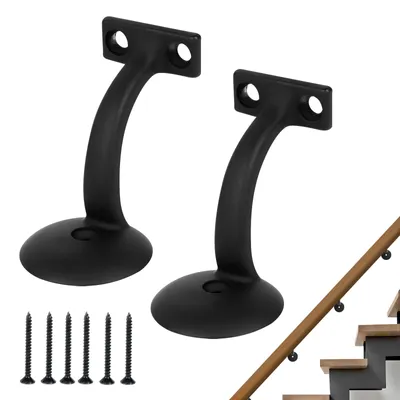 Imagen del producto de Soporte para barandilla de escalera – Juego de 2 unidades para interior y exterior