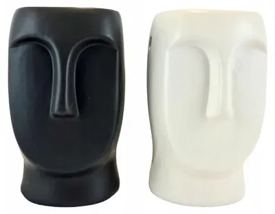 Produktbild von Dakls Keramik Duftlampe "Gesicht" Schwarz
