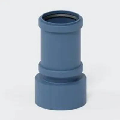 Produktbild von POLOPLAST Übergangsrohr, DN75 auf Fremdrohr Ø78-86mm, POLO-KAL, PP, blau, 1 Stk.