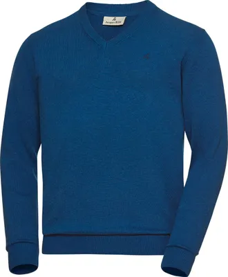 Produktbild von Jacques Britt Herren Pullover mit V-Ausschnitt, weicher Feinstrick, atmungsaktiv