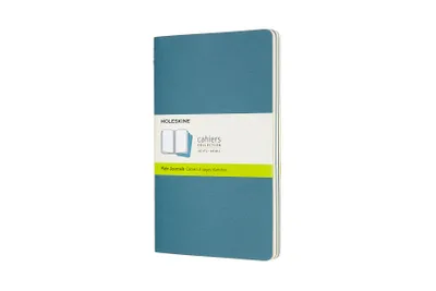 Produktbild von Moleskine Cahier Large/A5, 3er Set, Blanko, Lebhaftes Blau