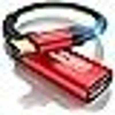 Produktbild von USB C auf DisplayPort Adapter 4K@60Hz, USB C zu DisplayPort Kabel Adapter Kompatibel mit iPhone 15 Pro/15, MacBook Pro 2019 2018, Surface Book, Dell XPS, Samsung Galaxy S24 S23 S22 S21-Rot