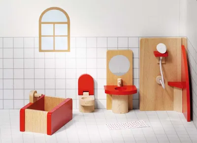 Obrázek produktu pro Goki 51717, Koupelna domu pro panenky, 3 rok/roky