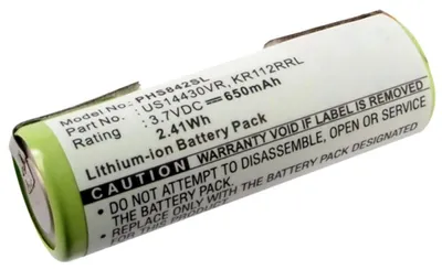 Produktbild von subtel 1x Akku für Rasierer & Haarschneider Kompatibel mit Philips HS8020, HS8060, HS8420, KR112RRL - (650mAh, 3.7V)