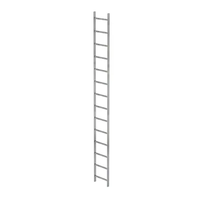 Produktbild von MUNK Schachtleiter Stahl verzinkt 400mm breit 14 Sprossen 3,92m lang