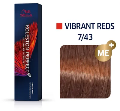 Obrázok produktu pre Wella Professionals, Color Touch, Ammonia-Free, Semi-Permanent Hair Dye, 7/43 Vibrant Reds, 60 ml