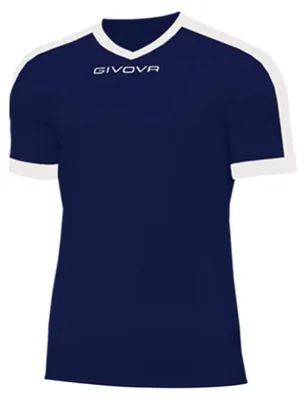 Produktbild von Givova - "Revolution" T-Shirt für Herren MR536 (M) (Weiß/Marineblau)