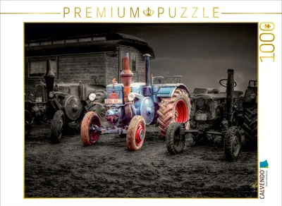Produktbild von Calvendo Oldtimer Traktoren Lanz-Bulldog 1000 Teile Puzzle quer 640x480mm, Roder Peter; 7302405