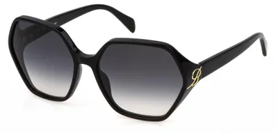Produktbild von Blumarine SBM861 Nero lucido 62/17/135 Damen Sonnenbrillen