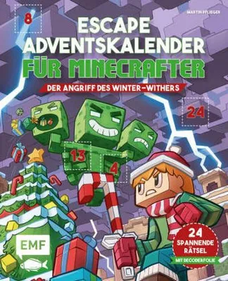 Obrázok produktu pre Únikový adventný kalendár pre Minecrafterov: Útok zimného vdovca