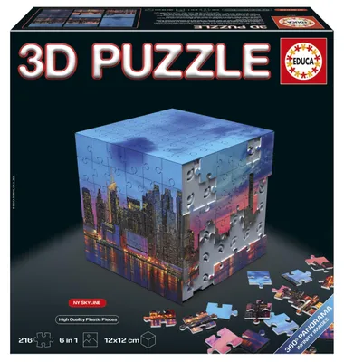 Zdjęcie produktu dla Kostka edukacyjna 3D "Nowy Jork" z 216 elementami