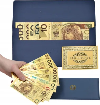 Produktbild von Sammlerbanknote Set Vergoldet Mit 24 Karat Gold