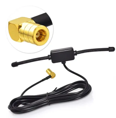 DAB+ Antenne mit SMB Winkeladapter für Autoradio