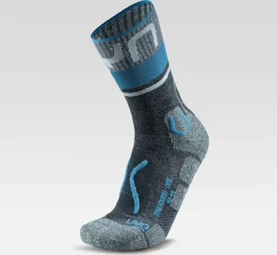 Produktbild von UYN Trekking One Merino ponožky G177 - šedá/modrá 35-38