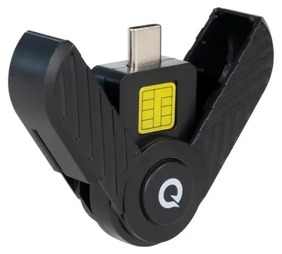 Imagen del producto de Tooq TQR-3011B Lector DNIe USB-C 2.0