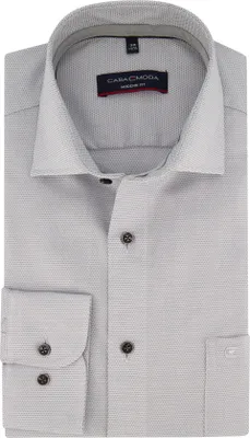 Produktbild von Casa Moda Modern Fit Hemd grau bügelfrei