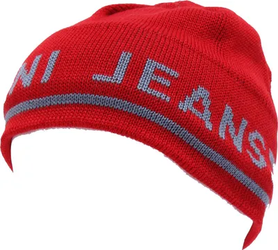 Immagine prodotto di 9450X cuffia boy bimbo ARMANI JEANS red/grey mix wool beanie hat