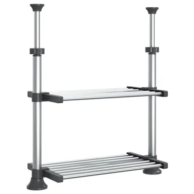 Image de Étagère de cuisine 50x25x(50-70) cm aluminium