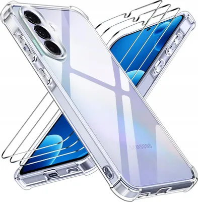 Produktbild von Panzertasche Verstärkt für Samsung S26+ Plus ANTI-SHOCK CLEAR + 3x GLAS