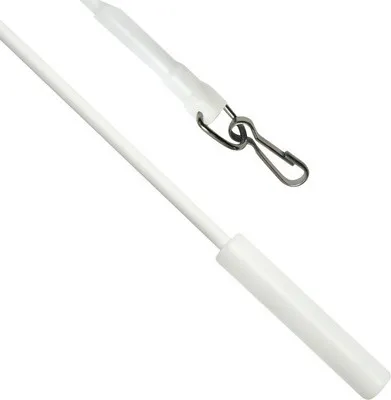 Produktbild von Schleuderstab Metall weiß 100 cm 2 Stk.