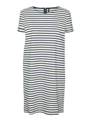 Produktbild von VERO MODA Kurzes Kleid Kurzarm Rundhals Midi Größe: XS