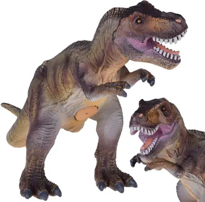 Zdjęcie produktu dla gumowe zwierzątka dinozaur figurka Tirex miękka zabawka ZA5293