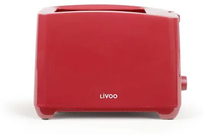 Image de Grille-pain 2 tranches - LIVOO - DOD162RC - 750 W - Thermostat réglable : 7 niveaux - Rouge