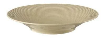 Produktbild von Seltmann Weiden , Beat Suppenteller rund 22,5 cm Sandbeige, Porzellan Suppenteller, Teller tief, Tiefer Teller Porzellan beige