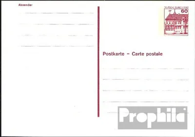 Produktbild von Belege Ganzsachen BRD (BR.Deutschland) 1980 P132 Amtliche Postkarte un Burgen u. Schlösser