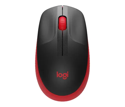 Obrázok produktu pre Bezdrôtová myš Logitech M190 čierna, červená