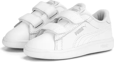 Produktbild von Puma Smash 3.0 LV Leder-Sneaker Weiß Hellgrau Leder Mehrfarbig  27