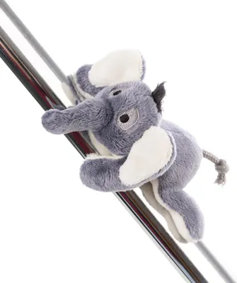 Produktbild von MagNICI Elefant EL-Flora 12cm - grau - Kuscheltier mit Magnet - Plüschtier für Kühlschrank, Tafel, Metall & vieles mehr, tolle Geschenkidee | 62734