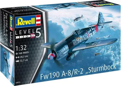 Produktbild von Revell 3874 Fw190 A-8\R-2 ""Sturmbock"" Revell Modellbausatz
